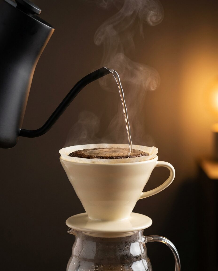 Show photo: brewed on V60